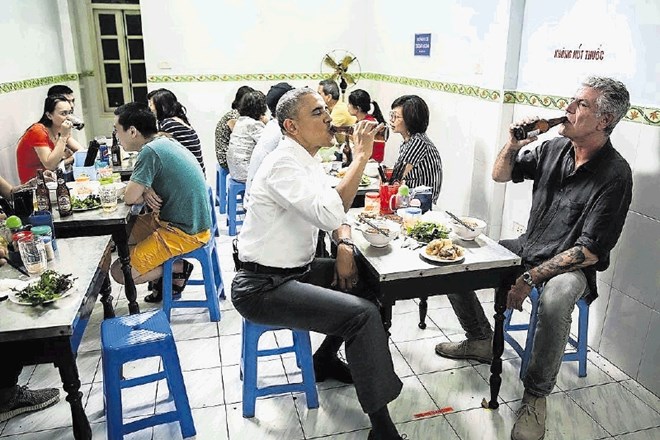 Anthony Bourdain in Barack Obama v Vietnamu