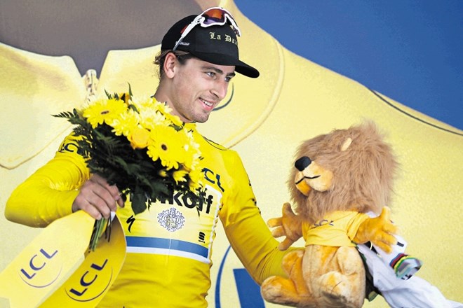 Po včerajšnji etapni zmagi je Slovak Peter Sagan postal vodilni v skupnem seštevku letošnjega Toura.