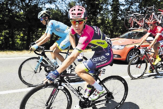 Slovenski kolesar Jan Polanc v Franciji nima možnosti, da bi mu z etapno zmago uspel veliki met kot v Italiji.