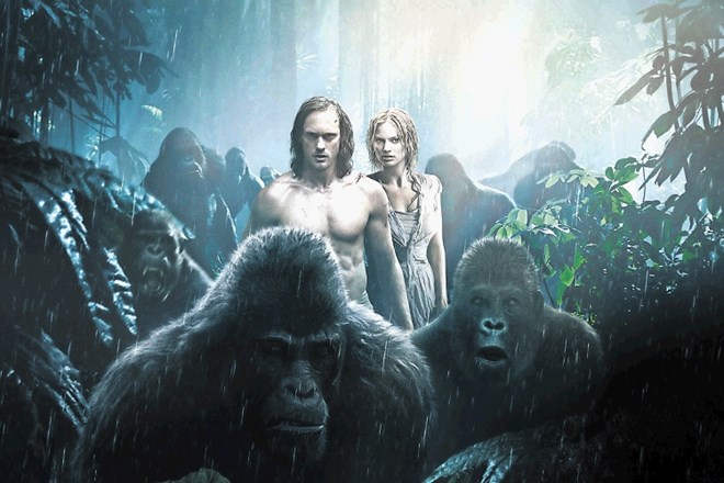 Tarzan in Jane med digitaliziranimi opicami