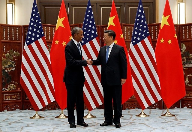 Ameriški predsednik Barack Obama in kitajski predsednik Xi Jinping. (Foto: Reuters)