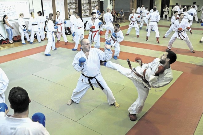 Na treningu je sodelovalo približno 45 karateistov iz Slovenije in Hrvaške.