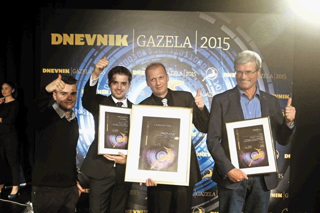 Najboljše dravsko-pomurske gazele leta 2015: Orodjarstvo Gorjak, ki sta ga predstavljala Miha in Marko Gorjak, Florjančič...