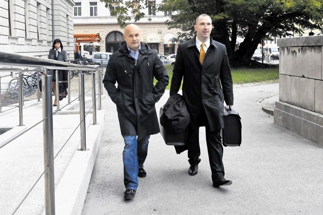 Kazenski odvetnik Luka Zajc (desno)  bo za zdaj aktiven tudi pri obrambi prvoobtoženega v zadevi Balkanski bojevnik Dragana...