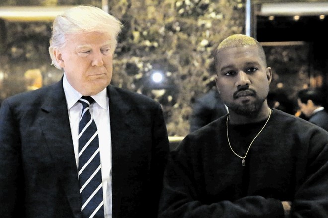 Donald Trump in Kanye West, ki v prihodnosti tudi sam namerava kandidirati za predsednika.