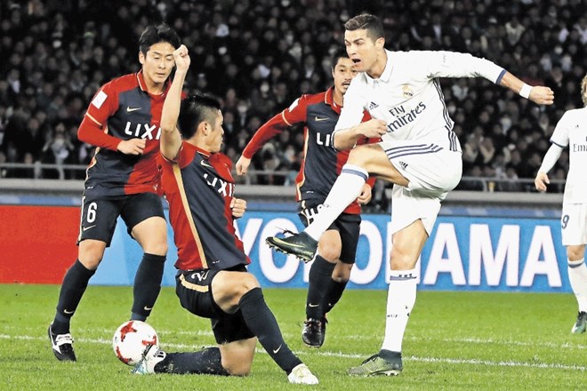 Cristiano Ronaldo je svetovno klubsko prvenstvo sklenil s štirimi zadetki in bil najboljši strelec tekmovanja. (Foto: AP)