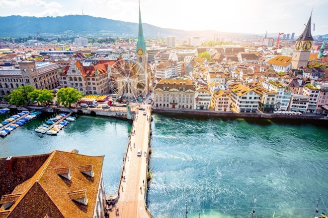 V Zurichu bodo letos počitnice najdražje. Thinkstock