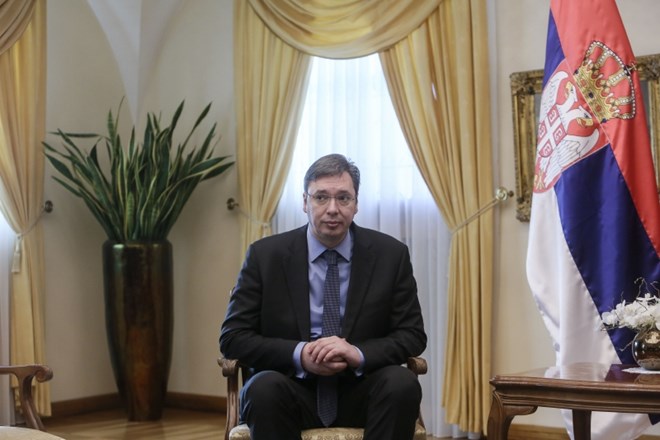 Srbski premier Aleksandar Vučić bo kandidiral za predsednika države. Jaka Gasar