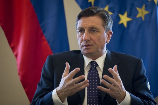 Predsednik Borut Pahor med intervjujem za AP. (Foto: AP)