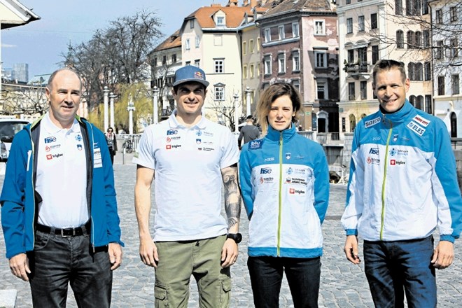 Udarno jedro slovenske reprezentance v slalomu bodo tudi v poolimpijski sezoni sestavljali (z desne) kanuist Benjamin Savšek,...