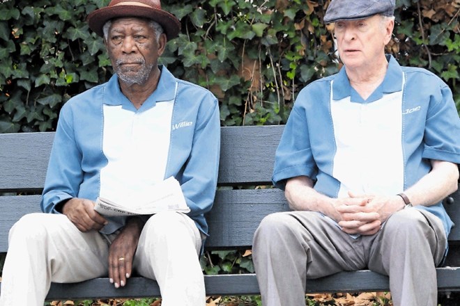 Michael Caine in Morgan Freeman v filmu Upokojitev v slogu