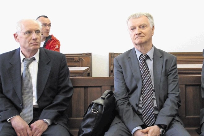 Ali bosta morala Vladimir Leskovar (levo) in  Jernej Čokl v zapor, bo znano prihodnji teden.