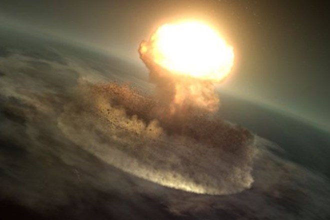 Dinozavri bi lahko preživeli udarec asteroida, če bi ta udaril 30 sekund kasneje