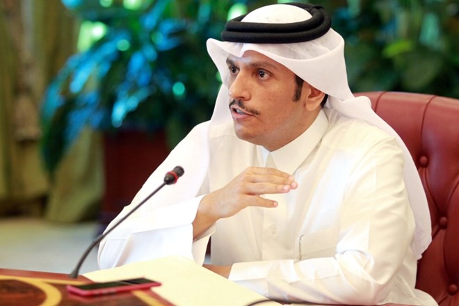 Katarski zunanji minister Mohamed bin Abdulrahman Al Tani