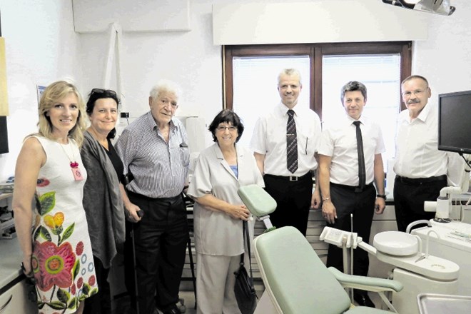 Odprtja pro bono zobne ambulante v Postojni se je udeležil tudi starosta pro bono ambulant v Sloveniji Aleksander Doplihar.