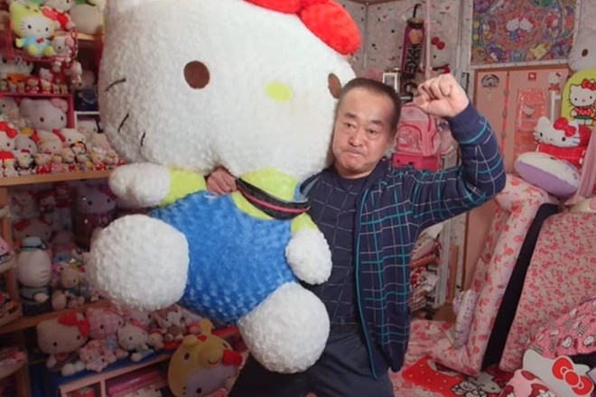 67-letnega Japonca Hello Kitty vedno razvedri.