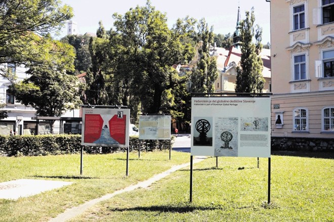 Razstava Hallerstein in Svilna pot avtorice Huiqin Wang bo v parku pred Arhivom Republike Slovenije odprta do srede oktobra.