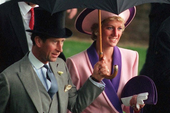 Princesa Diana in princ Charles leta 1990.