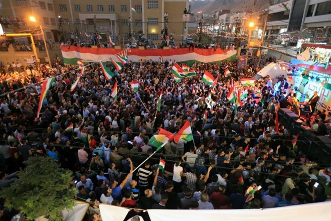 Kurdi slavijo rezultate svojega prvega referenduma