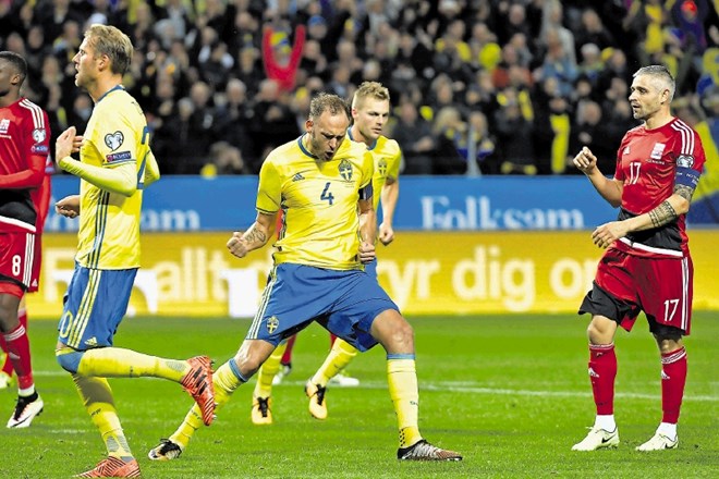 Švedi so proti Luksemburgu dosegli najvišjo zmago po letu 1954.