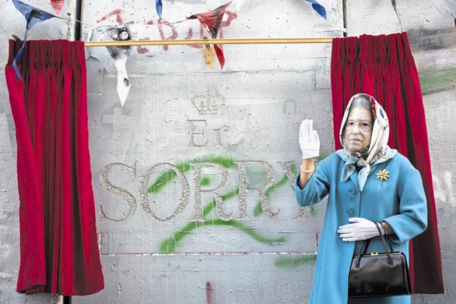 Oprostite – nov Banksyjev grafit na betlehemskem zidu