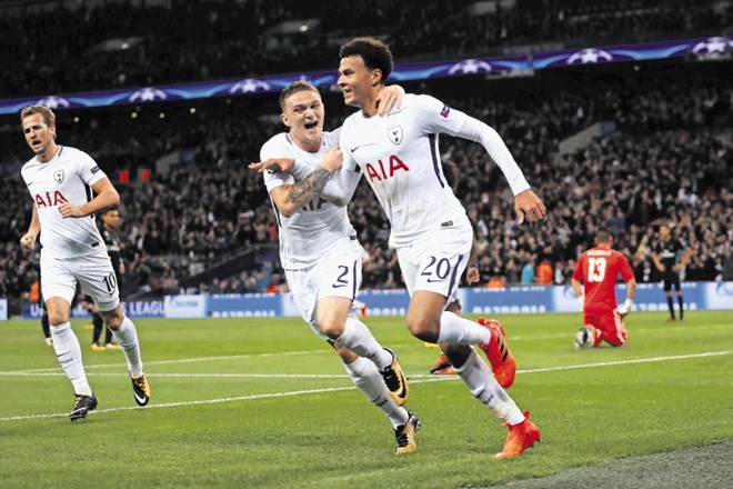 Nogometaš Tottenhama Dele Alli je bil z dvema goloma junak zmage proti Realu.