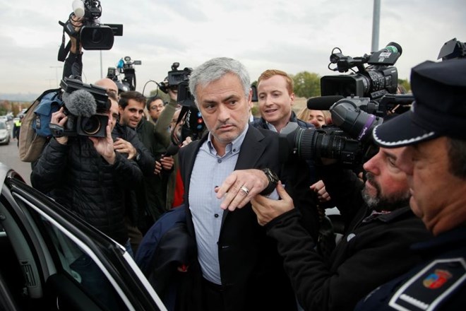 Jose Mourinho se je danes znova vrnil v Madrid. (Foto: Reuters)