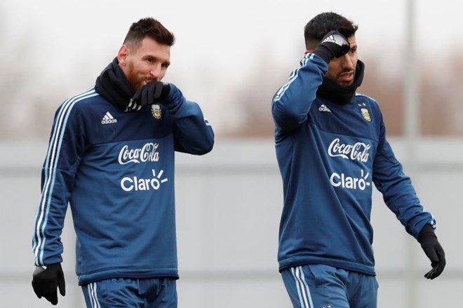 Lionel Messi in Sergio Agüero (Foto: Reuters)