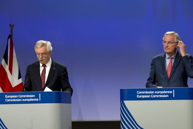David Davis in Michel Barnier