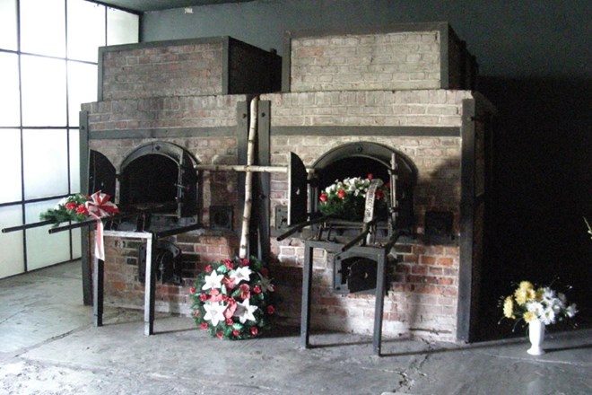 Krematorij v kampu Stutthof.