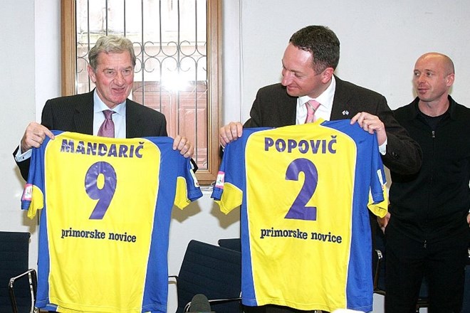 Milan Mandarić in Boris Popovič leta 2006