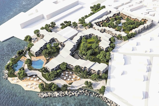 Idejna zasnova za območje Delamarisa  predvideva dobrih 16.000 kvadratnih metrov hotelskih površin, 8000 kvadratnih metrov...