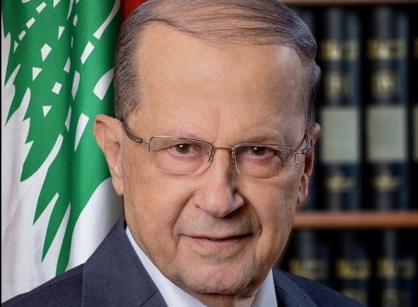 Libanonski predsednik Michael Aun.