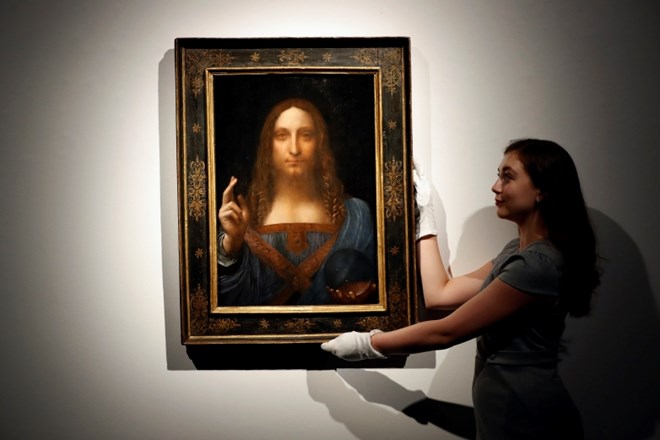 Da Vincijev Salvator Mundi očitno na poti v Abu Dabi
