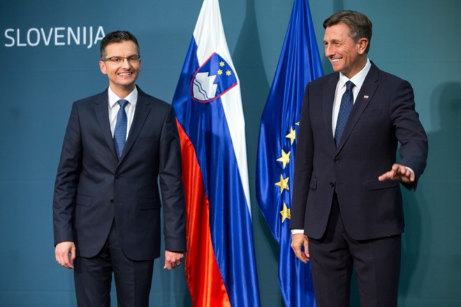 Borut Pahor in Marjan Šarec