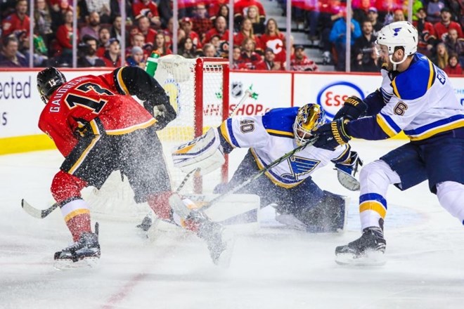 Hokejisti Calgaryja so zmagali z 2:1. (Foto: USA Today/Reuters)