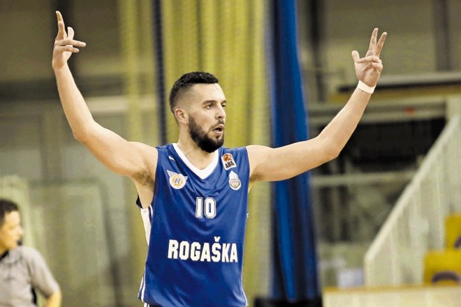Mitja Nikolić je k zmagi Rogaške proti Iliriji prispeval 26 točk, 13 skokov ter po štiri asistence in ukradene žoge.