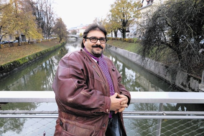 Ahmad Šamieh v prvih dneh novembra letos v Ljubljani – preden se je zgodil dramatični poskus deportacije na Hrvaško.