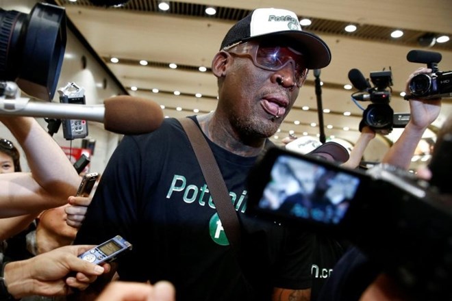 Policisti so Rodmana povabili na preizkus treznosti, a ga ni uspešno opravil. (Foto: Reuters)
