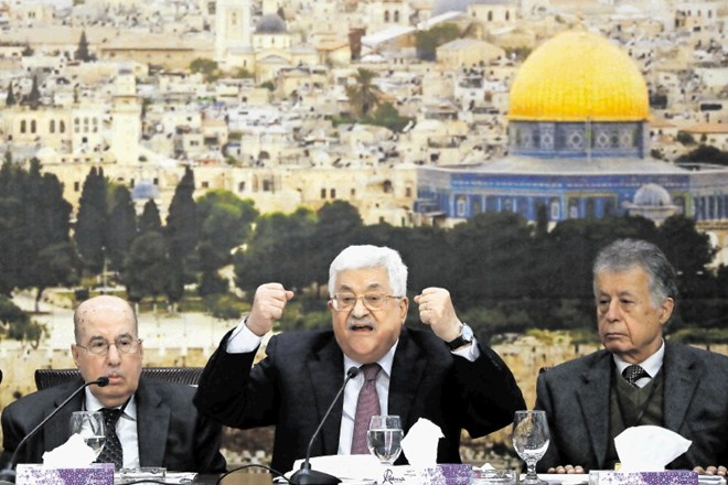 Palestinski predsednik Abas ni skrival čustev med sestankom v Ramali na Zahodnem bregu.