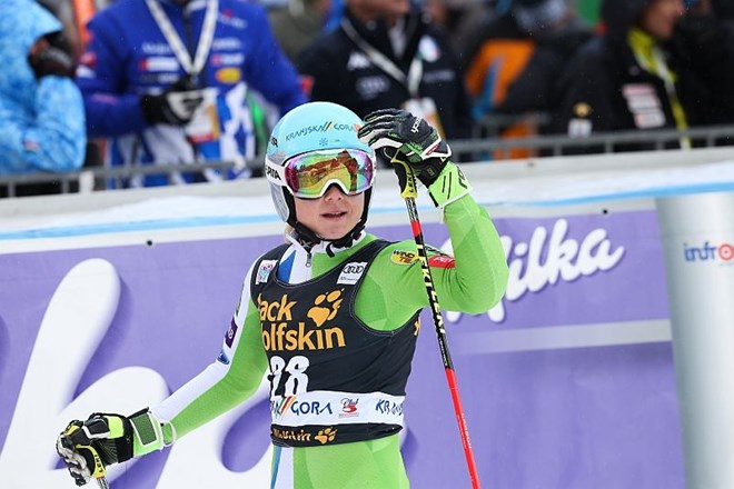 Mladinska svetovna prvakinja v slalomu Meta Hrovat.