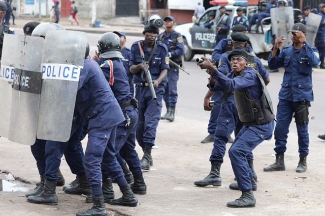 V DR Kongo smrtonosni streli policistov na protestnike