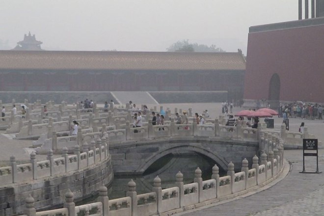 Smog v Pekingu, kot so ga prebivalci vajeni.