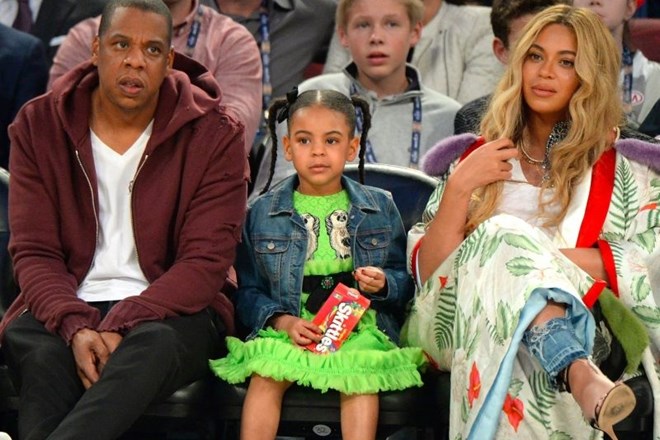 Beyonce in Jay Z s hčerko Blue Ivy