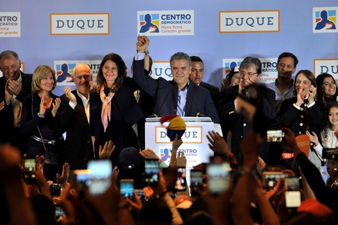 Ivan Duque, prezidenčni kandidat Demokratičnega centra.