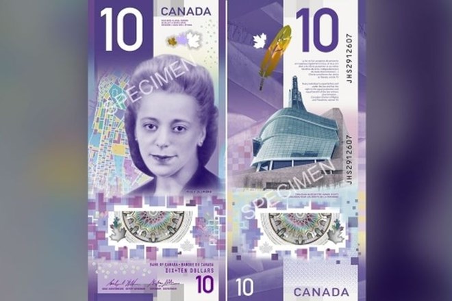 Na kanadskem bankovcu ženska, ki se je zoperstavila rasni segregaciji