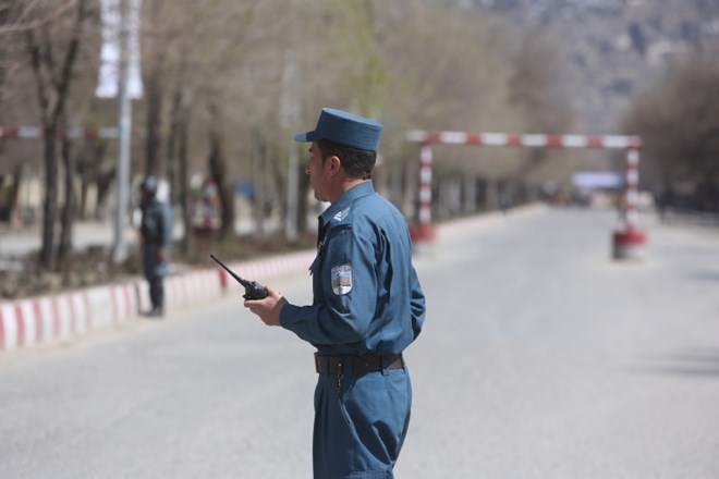 Policisti na ulicah Kabula