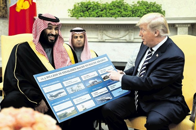 Savdski princ Mohamed bin Salman na obisku v Beli hiši