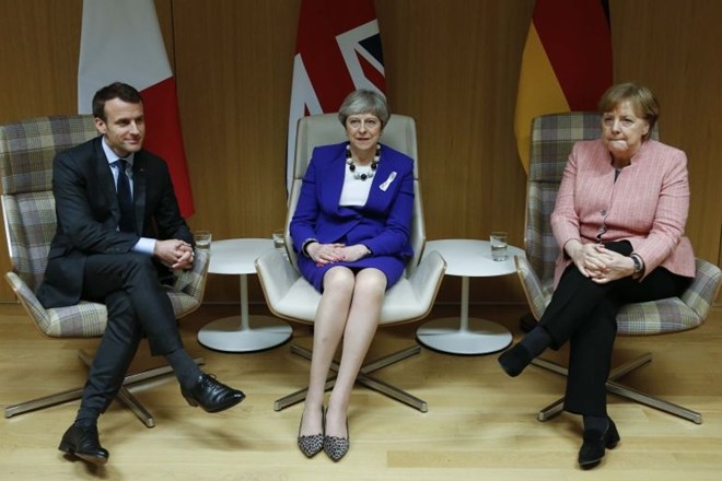 Francoski predsednik, britanska premierka in nemška kanclerka.
