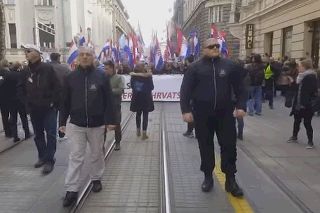Protestniki so med drugim zahtevali odstop hrvaškega premierja